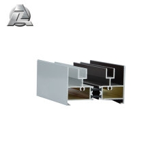 Versatilidade de superfícies decorativas 6063 perfil de alumínio anodizado para janela deslizante horizontal